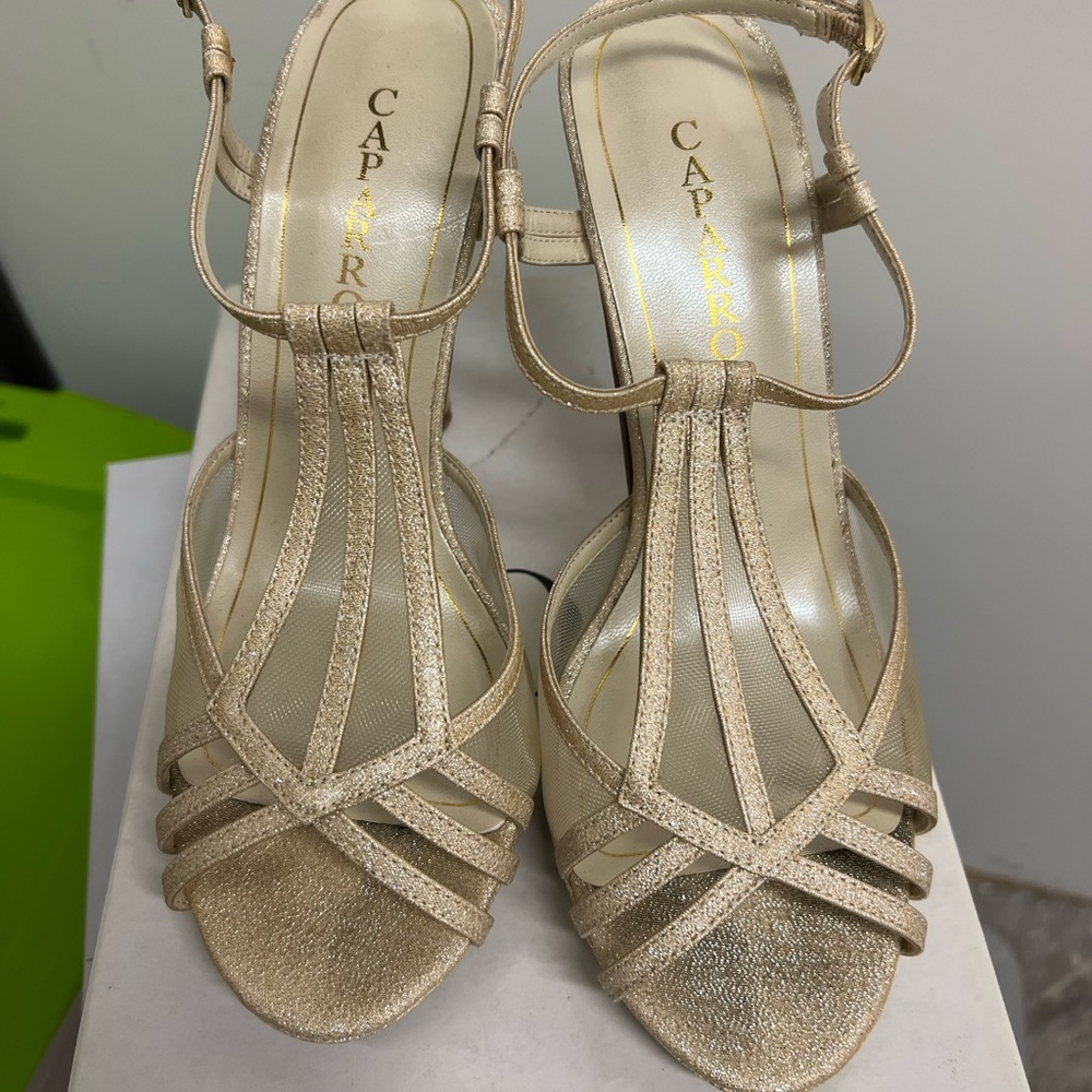 CAPPAROS Bridal Party Dress Sandals 💖 EUC